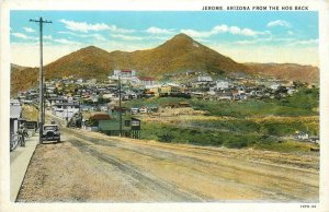 Postcard C-1915 Jerome Arizona Hog Back automobile Teich 24-6704