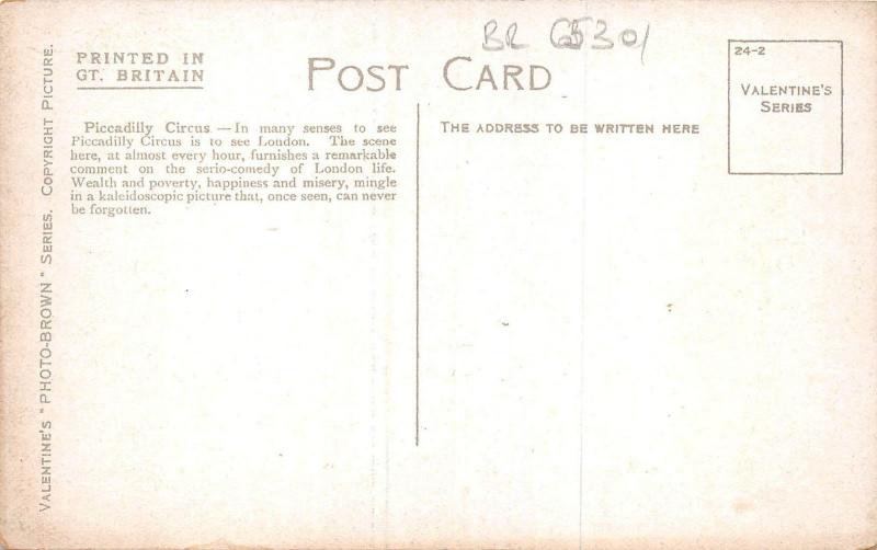 BR65301 piccadilly circus double decker bus london  uk