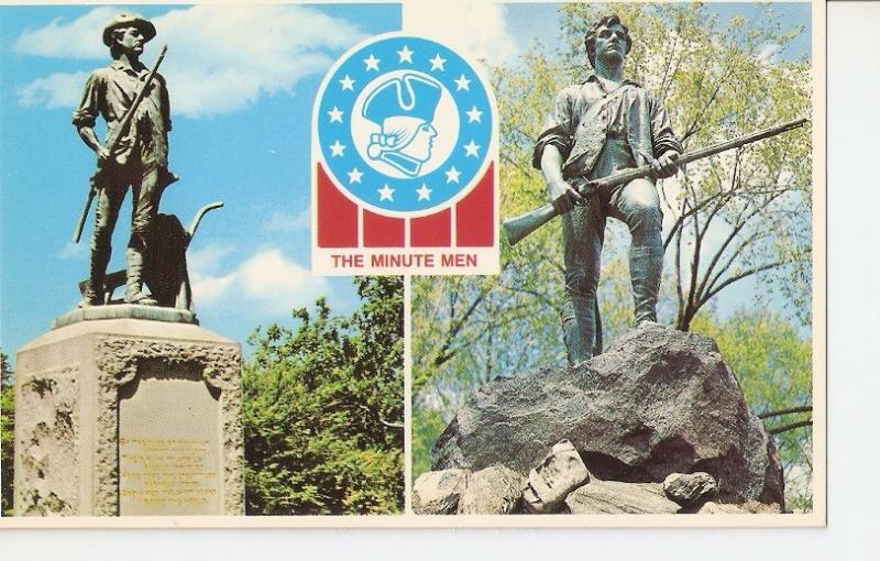 Postal 036814 : The Minuteman Condord and Lexington Massachusetts