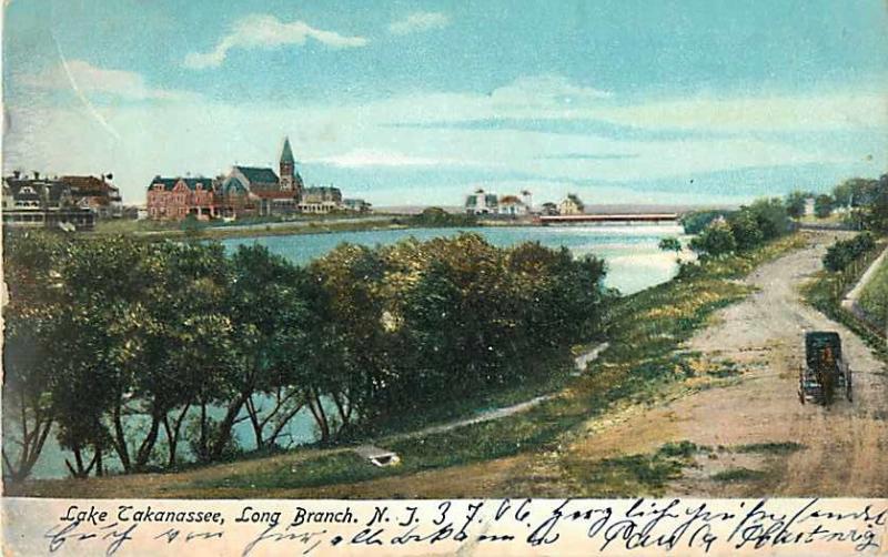 Lake Takanassee Long Branch New Jersey NJ 1906 UND/B PC