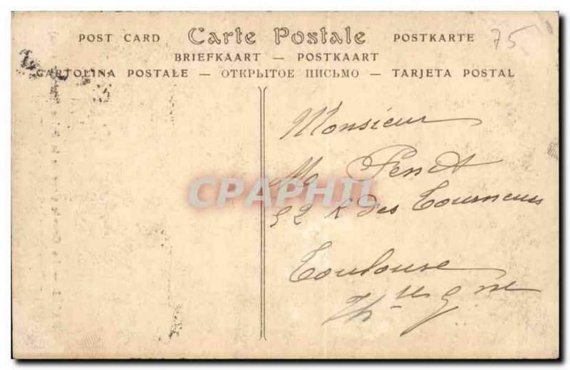 Paris Venice Old Postcard Floods 1910 Rue Jacob