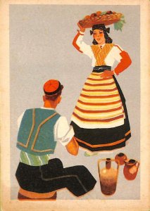 ac8798 - GREECE - VINTAGE POSTCARD - Corfou, Ethnic