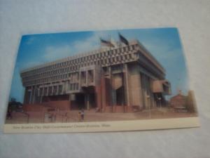 Boston City Hall, MA //  Unused Post Card 