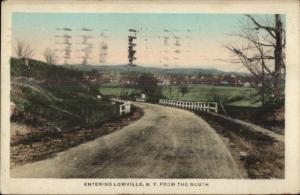 Lowville NY From the South Postcard