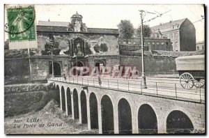 Old Postcard Lille Gate Ghent