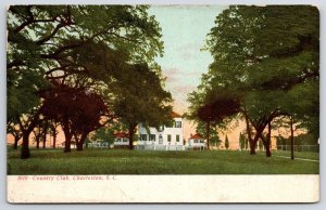 Country Club Charleston South Carolina SC Wide Grounds And Trees Views Postcard
