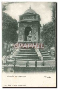 Paris 1 - Fontaine des Innocents Old Postcard