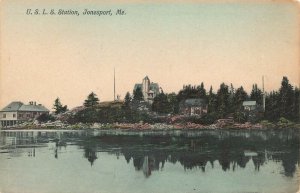 Jonesport ME United States Life Saving Station Postcard