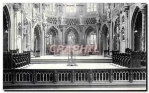 Old Postcard Liege Church St Jacques Interior