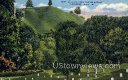 Fort Nogales From Indian Mound in Vicksburg, Mississippi