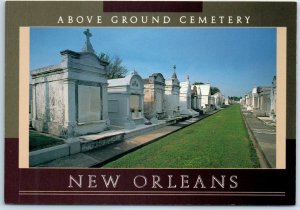 Postcard - Above the ground cemetery - New Orleans, Louisiana