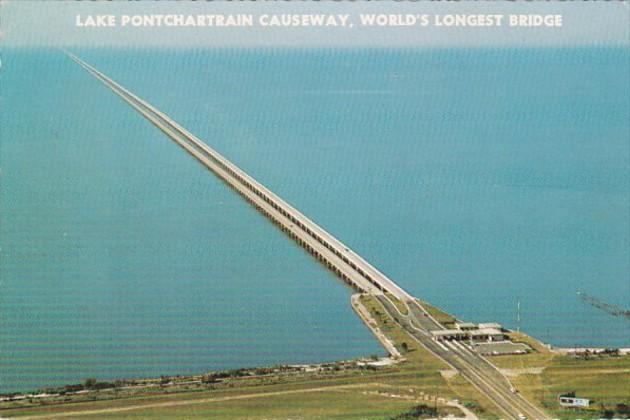 Louisiana New Orleans Lake Pontchartrain Causeway World's Longest Bridge