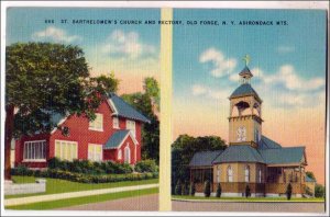 St Barthelomew's Church & Rectory, Old Forge NY