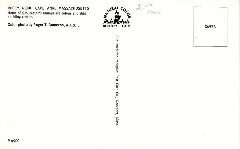 MA - Cape Ann. Rocky Neck