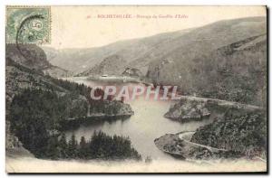 Old Postcard Rochetaillee Dam Abyss d & # 39Enfer