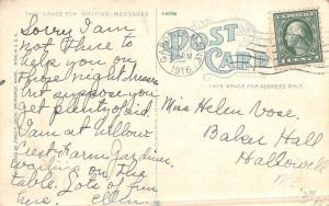 Gardiner Maine Water Street Scene Historic Bldgs Antique Postcard K50090