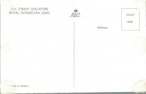 Royal Interocean Lines M.V Straat Singapore RPPC 06.97