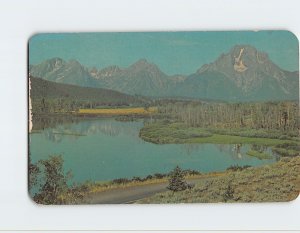 Postcard Mt. Moran and Teton Range Grand Teton National Park Jackson Hole WY USA