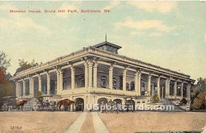 Mansion House, Druid Hill Park in Baltimore, Maryland