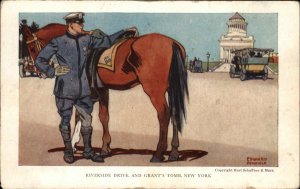 NYPD New York City Police Officer & Horse Edward Penfield Littleton NH Co PC