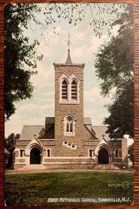 Vintage Postcard 1907-1915 First Reformed Church, Somerville, New Jersey (NJ)