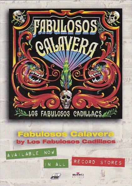 Advertising Fabulosos Calavera Tower Records