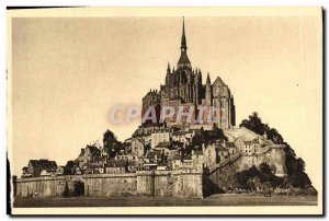 Old Postcard Mont St Michel Vue Generale North East coast