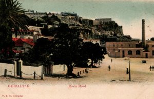 Gibraltar Rosia Road Vintage Postcard 08.73