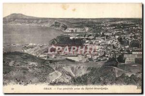 Algeria Oran Old Postcard General View from Jebel Mourdjadjo