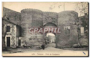 Old Postcard Tarascon Gate Condamine