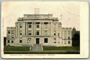 Chemical Building University of Wisconsin Madison WI UDB Postcard I1