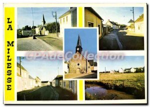 Modern Postcard La Milesse Sarthe Church Bourg the Bourg entry