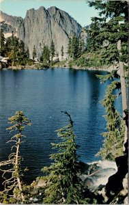 Washington State High Mountain WA Lake Postcard VTG UNP Shaw Everett Vintage 