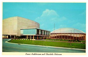 Postcard ARENA SCENE Charlotte North Carolina NC AR5648