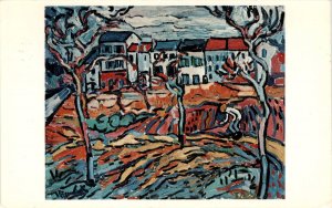 Maurice de Vlaminck, Houses at Chatou, The Art Institute of Chicago,  Postcard