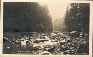 Czech Republic Krkonose Bilé Labe Riesengebirge RPPC 06.70