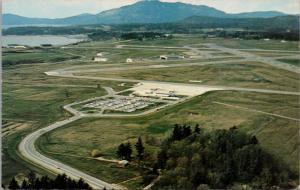 Victoria International Airport Victoria BC Vancouver Island Aerial Postcard E25