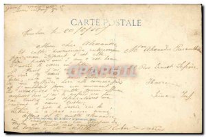 Old Postcard Boat War Navy squadron Bouvet Breastplate of runs in the Dardane...