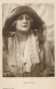 Postcard cinema film star beauty actress Mia May