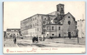 BARI Quatiere S. Chiara ITALY Postcard