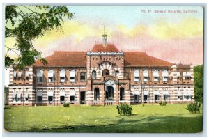 c1910 General Hospital Colombo Ceylon/Sri Lanka Unposted Antique Postcard