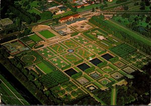 Germany Hannover Aerial VIew Gardens 1975