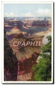 Old Postcard The Battleship Arizona Grand Canyon National Park