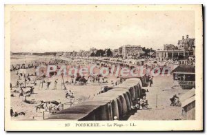 Postcard Old Pornichet The Beach