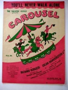 You'll Never Walk Alone Carousel Sheet Music 1945 Rogers and Hammerstein