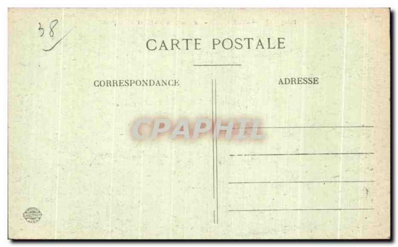 Old Postcard Dauphine Sassenage Chateau feudal and the Alps