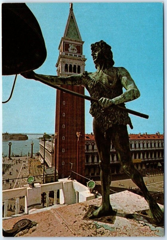 Postcard - The Moors, Clock Tower - Venice, Italy