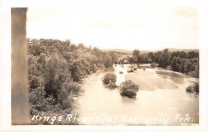 RPPC Kings River, Berryville, Arkansas Real Photo ca 1930s Vintage Postcard