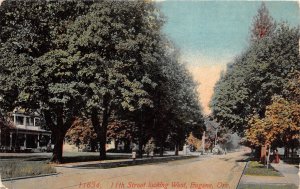J43/ Eugene Oregon Postcard c1910 11th Street West Residences Homes  191 