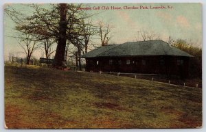 Vintage Postcard Cherokee Golf Club House Cherokee Park Louisville Kentucky KY